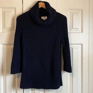 Turtleneck Navy Sweater by Loft. Size small.